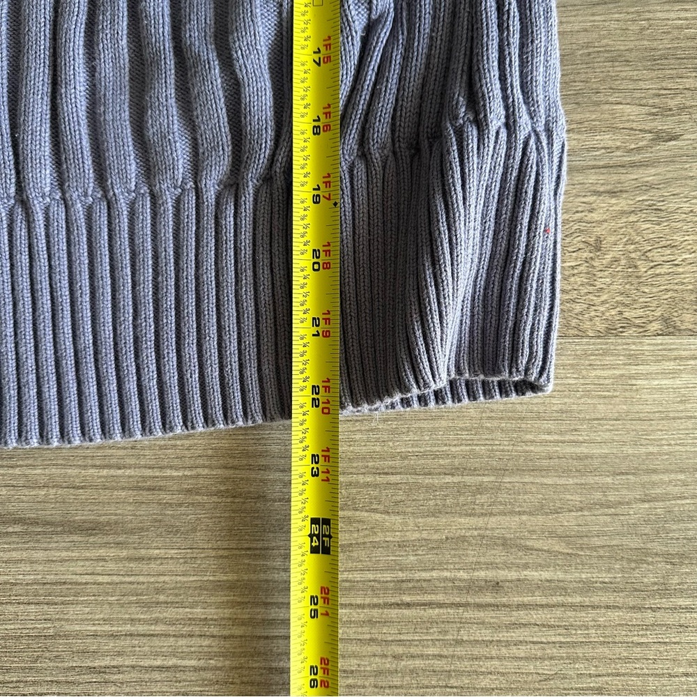 Purple Ribbed Sweater - Picture 4 of 4